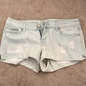 Express Size 12 Light wash Jean shorts